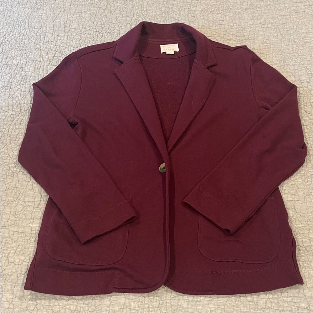 Caslon Deep Red Women's Blazer